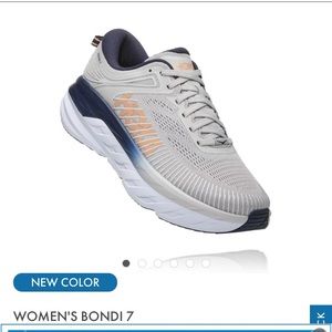 Hoka Bondi 7 Lunar Rock/Black Iris